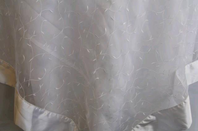 Rental store for WHITE IVY VINE SHEER LARGE SQUARE in Petoskey MI