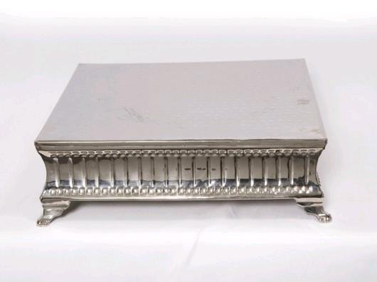 Rental store for CAKE STAND SILVER SQUARE 18 X18 in Petoskey MI