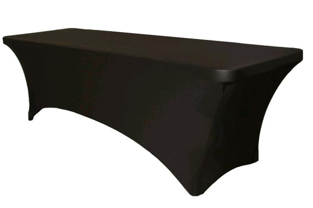 Rental store for BLACK SPANDEX 8  TABLEDRAPE in Petoskey MI