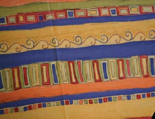 Rental store for JAZZY STRIPE BRIGHT PATTERN LINEN in Petoskey MI