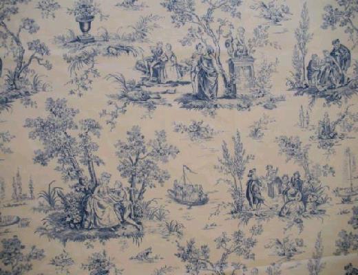 Rental store for BLUE ANTIQUE WHITE TOILE LINEN in Petoskey MI