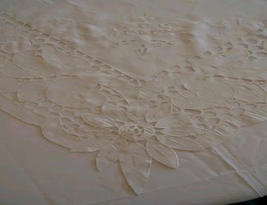 Rental store for WHITE BATTENBERG LACE LINEN in Petoskey MI