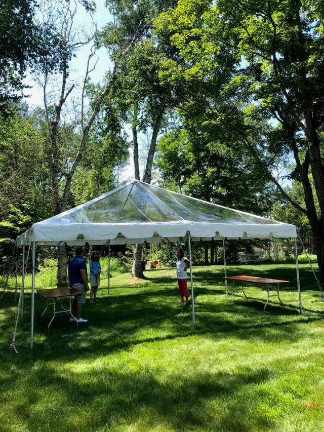Rental store for TENT, 20 X 20 CLEAR FRAME in Petoskey MI