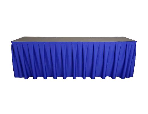 Rental store for PIPE DRAPE BLUE SKIRT 13 in Petoskey MI