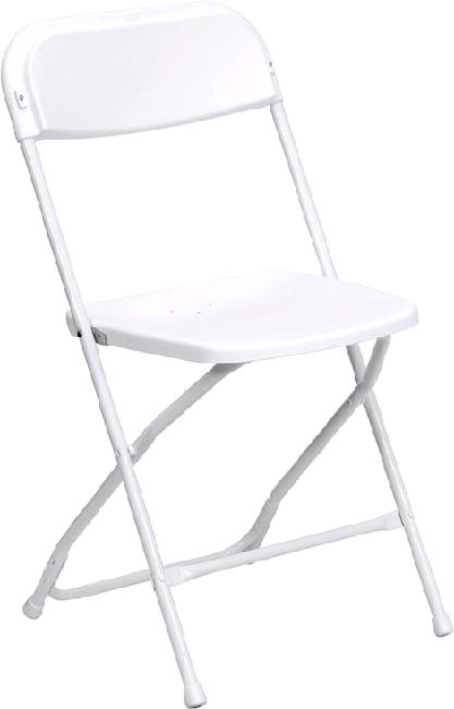 Rental store for CHAIR, PLASTIC FOLDING WHITE in Petoskey MI