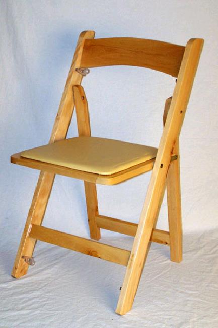 Rental store for CHAIR, WOOD FOLDING NATURAL in Petoskey MI